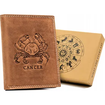 Módní doplněk Kožená pánská peněženka Astrologické znamení Barva-Varianta: 13