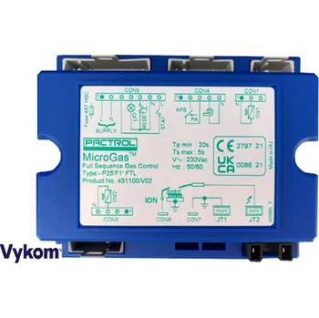 Příslušenství ke kotli Řídící a zapalovací automatika Pactrol P25 F1 FTL, Tp 20s, Ts 5s