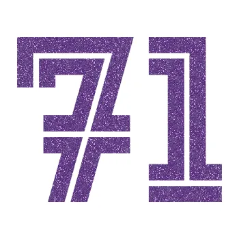 Polep vozidla SAMOLEPKA Startovní číslo 71 typ 7 (87 - Ultra Metalic fialová) NA AUTO, NÁLEPKA, FÓLIE, POLEP, TUNING, VLASTNÍ TEXT, TISK, AUTOSAMOLEPKY.cz, POLEPY, OBRÁZEK, LOGO, SAMOLEPKY