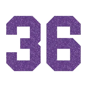 Polep vozidla Startovní číslo 36 (87 - Ultra Metalic fialová) SAMOLEPKA NA AUTO, NÁLEPKA, FÓLIE, POLEP, TUNING, VLASTNÍ TEXT, TISK, AUTOSAMOLEPKY.cz, POLEPY, OBRÁZEK, LOGO, 3D STICKERS