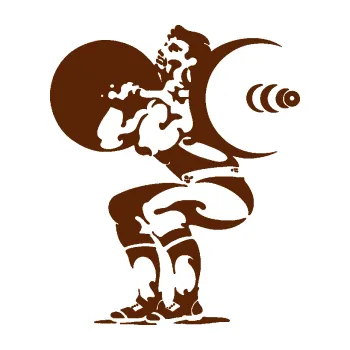 Polep vozidla Vzpírání 002 levá těžká váha (15 - hnědá) SAMOLEPKA NA AUTO, NÁLEPKA, FÓLIE, POLEP, TUNING, VLASTNÍ TEXT, TISK, AUTOSAMOLEPKY.cz, POLEPY, OBRÁZEK, LOGO, 3D STICKERS