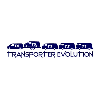 Samolepící dekorace SAMOLEPKA Transporter evolution - levá (23 - tmavě modrá) NA AUTO, NÁLEPKA, FÓLIE, POLEP, TUNING, VLASTNÍ TEXT, TISK, AUTOSAMOLEPKY.cz, POLEPY, OBRÁZEK, LOGO, SAMOLEPKY
