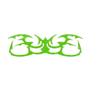 Polep vozidla Tetování 044 (58 - 3D karbon zelený kawasaki) SAMOLEPKA NA AUTO, NÁLEPKA, FÓLIE, POLEP, TUNING, VLASTNÍ TEXT, TISK, AUTOSAMOLEPKY.cz, POLEPY, OBRÁZEK, LOGO, 3D STICKERS