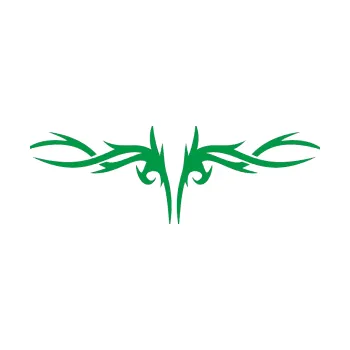 Polep vozidla Tetování 086 (12 - zelená) SAMOLEPKA NA AUTO, NÁLEPKA, FÓLIE, POLEP, TUNING, VLASTNÍ TEXT, TISK, AUTOSAMOLEPKY.cz, POLEPY, OBRÁZEK, LOGO, 3D STICKERS