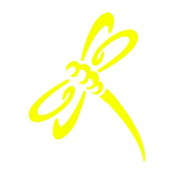 Samolepící dekorace SAMOLEPKA Vážka 002 levá (70 - Fluorescentní žlutá) NA AUTO, NÁLEPKA, FÓLIE, POLEP, TUNING, VLASTNÍ TEXT, TISK, AUTOSAMOLEPKY.cz, POLEPY, OBRÁZEK, LOGO, SAMOLEPKY