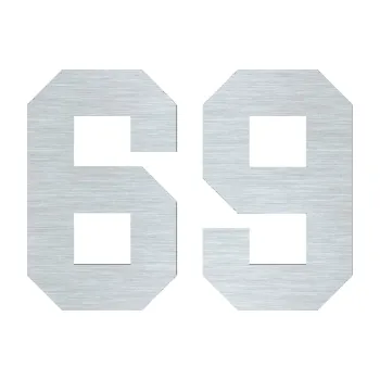 Polep vozidla Startovní číslo 69 (61 - škrábaný hliník) SAMOLEPKA NA AUTO, NÁLEPKA, FÓLIE, POLEP, TUNING, VLASTNÍ TEXT, TISK, AUTOSAMOLEPKY.cz, POLEPY, OBRÁZEK, LOGO, 3D STICKERS