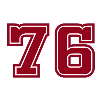 Polep vozidla Startovní číslo 76 typ 5 (07 - bordó vínová) SAMOLEPKA NA AUTO, NÁLEPKA, FÓLIE, POLEP, TUNING, VLASTNÍ TEXT, TISK, AUTOSAMOLEPKY.cz, POLEPY, OBRÁZEK, LOGO, 3D STICKERS