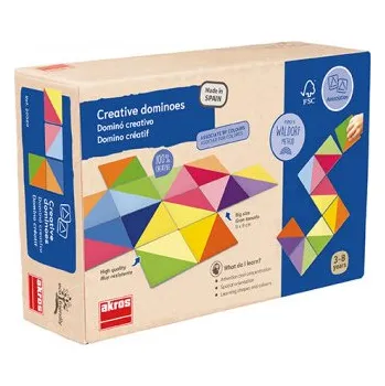 Domino Akros Kreativní didaktické domino s podle waldorfské metody