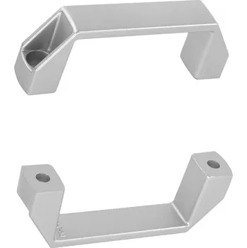Nábytkové kování Onpira Šedé celokovové madlo 10,5 - 19,7 cm Rozměr: 10,5 cm