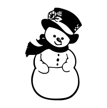 Samolepící dekorace SAMOLEPKA Sněhulák 003 pravá (01 - černá) NA AUTO, NÁLEPKA, FÓLIE, POLEP, TUNING, VLASTNÍ TEXT, TISK, AUTOSAMOLEPKY.cz, POLEPY, OBRÁZEK, LOGO, SAMOLEPKY