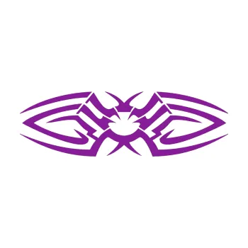 Polep vozidla Tetování 095 (14 - fialová) SAMOLEPKA NA AUTO, NÁLEPKA, FÓLIE, POLEP, TUNING, VLASTNÍ TEXT, TISK, AUTOSAMOLEPKY.cz, POLEPY, OBRÁZEK, LOGO, 3D STICKERS