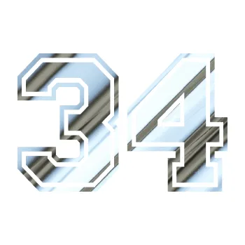 Polep vozidla Startovní číslo 34 typ 4 (80 - chrom fólie stříbrná zrcadlová) SAMOLEPKA NA AUTO, NÁLEPKA, FÓLIE, POLEP, TUNING, VLASTNÍ TEXT, TISK, AUTOSAMOLEPKY.cz, POLEPY, OBRÁZEK, LOGO, 3D STICKERS