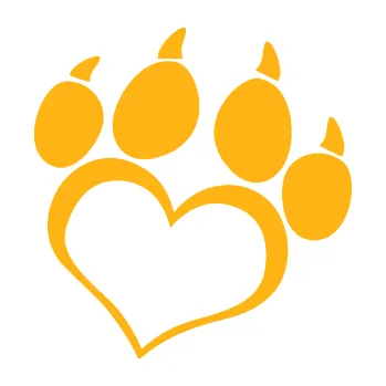 samolepka Tlapky love 005 pravá (21 - světle oranžová) SAMOLEPKA NA AUTO, NÁLEPKA, FÓLIE, POLEP, TUNING, VLASTNÍ TEXT, TISK, AUTOSAMOLEPKY.cz, POLEPY, OBRÁZEK, LOGO, 3D STICKERS