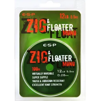 ESP vlasec Zig&Floater Mono 100m 12lb 0,28mm 5,5kg