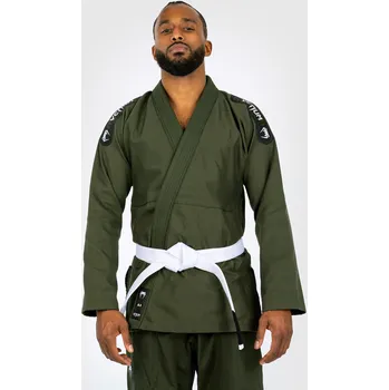 Kimono BJJ gi kimono Venum First - Khaki + BÍLÝ PÁSEK Velikost: A3.5