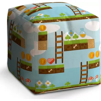 Taburet Taburet Kostka Videohra 2: 40x40x40 cm - Sablio