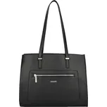 DAVID JONES Černá dámská kabelka přes rameno s čelní kapsou