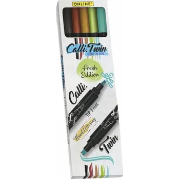 Online Calli.Twin Fresh kaligrafické fixy 5 ks