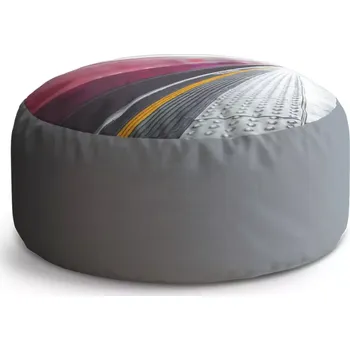 Sedací pytel Kulatý taburet Circle Metro 2: 38x48 cm - Sablio