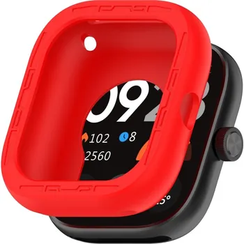 VSECHNONAMOBIL 70778 TPU HALF COVER Kryt pro Redmi Watch 4 červený