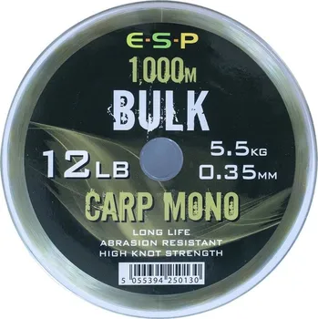 ESP vlasec Bulk Carp Mono 0,35mm,1000m
