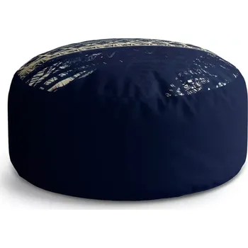 Sedací pytel Kulatý taburet Circle Eiffel Tower: 38x48 cm - Sablio