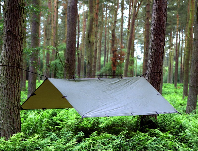 DD Hammocks Bivakovací celta / plachta Tarp 3x3m - OLIVE