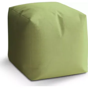 Taburet Taburet Kostka Pistáciová: 40x40x40 cm - Sablio