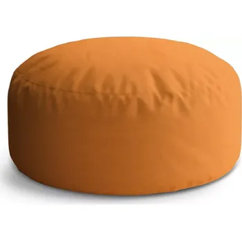Sedací pytel Kulatý taburet Circle Mandarinková: 38x48 cm - Sablio