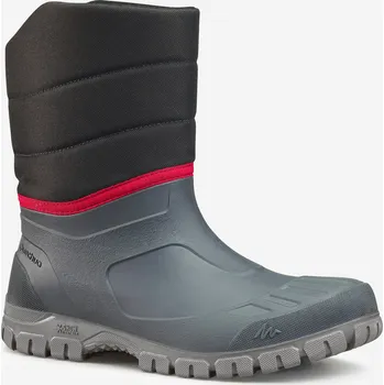 Pánská zimní obuv QUECHUA Pánské turistické nepromokavé hřejivé sněhule SH 100 40/41 ŠEDÁ