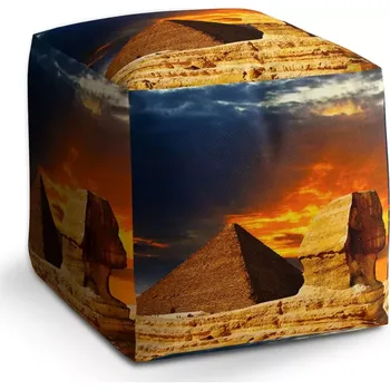 Taburet Taburet Kostka Pyramidy: 40x40x40 cm - Sablio