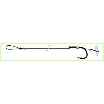 Rybářský háček Kamatsu návazec Method Feeder Classic ISEAMA FAST STOP 10cm 0,18mm vel.12