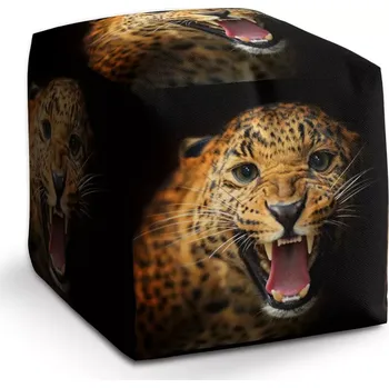 Taburet Taburet Kostka Gepard 2: 40x40x40 cm - Sablio