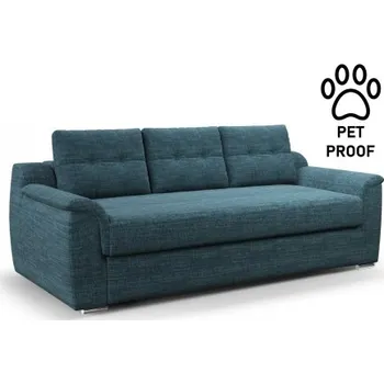 Pohovka Trojmístná rozkládací pohovka s úložným prostorem Dugi lux - výběr potahu - odolné vůči mazlíčkům