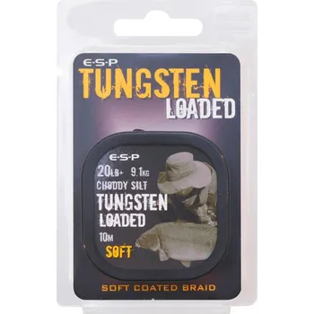 ESP šňůrka Tungsten Loaded 10m 20lb 9,1kg Choody Silt Soft