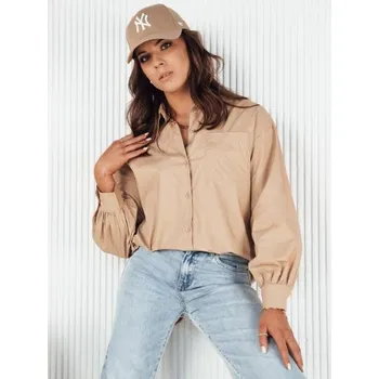 Dámská košile Dámská košile KLARA hnědé