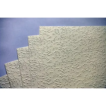 Umělecký papír Ozdobný embosovaný papír - champagne A4