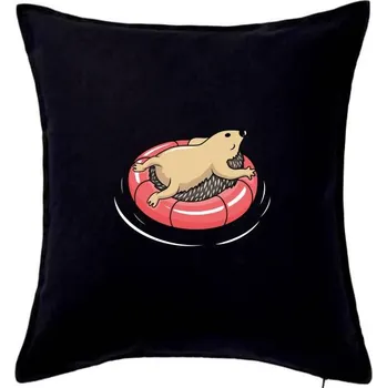 Polštář Ježek relax - Polštář 50x50 - 50x50 - Pouze potah ( Černá )