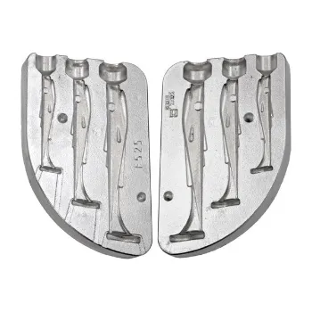 Forma na odlévání FORMA NA GUMOVÉ NÁSTRAHY KOPYTO 60-100MM