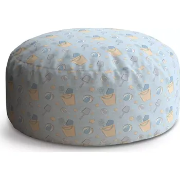 Sedací pytel Kulatý taburet Circle Dětské oblečky: 38x48 cm - Sablio