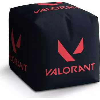 Taburet Taburet Kostka VALORANT Black: 40x40x40 cm - Sablio