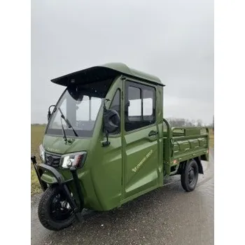 Elektrotříkolka Elektrická nákladní tříkolka Leramotors Cargo G5 2000W Zelená, Barva zelená Leramotors