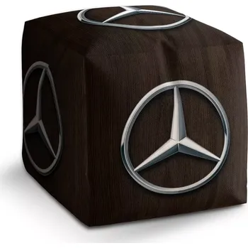 Taburet Taburet Kostka Logo 5 Dřevo: 40x40x40 cm - Sablio