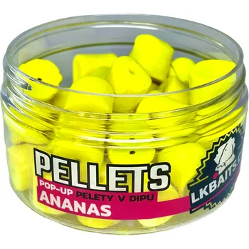 LK Baits POP-UP Pelety v dipu Ananas 12mm, 40g
