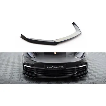 Nárazník Spojler pod nárazník lipa V.4 Porsche Panamera E-Hybrid 971 Facelift černý lesklý plast