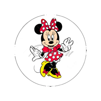 Jedlá dekorace na dort MINNIE, VARIANTA Jedlý papír 162