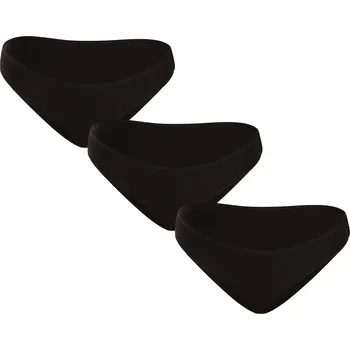 Kalhotky 3PACK dámské kalhotky Nedeto černé (3NK01) XL Možnost vrácení zboží ZDARMA do 120 dnů!