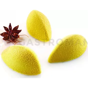 Kuchyňská sůl Silikonová forma na dezerty - 63x31x28 mm, 24 ml - SQ071 Quenelle | SILIKOMART, Sessanta Quaranta