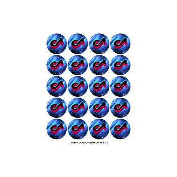 Jedlá dekorace na dort TIK TOK, VARIANTA Jedlý papír 1417