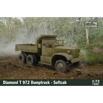 Plastikový model 1/72 Diamond T972 Dumptruck Softcab